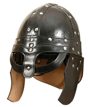 Leather Viking Helmet. Windlass. Marto